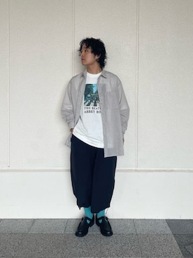 「ロックT」｜ア デイ イン ザ　ライフさん（メンズ・160cm）の春コーディネート