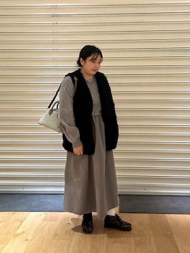 ア デイ イン ザ　ライフさん（レディース・156cm）の冬コーディネート