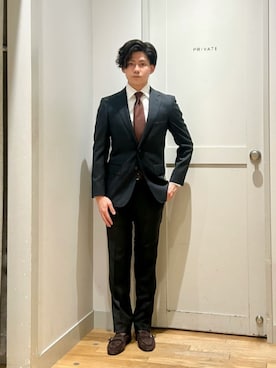 「アイテム（スーツセット）」を使った、ア デイ イン ザ　ライフさん（メンズ・170cm）の春コーディネート