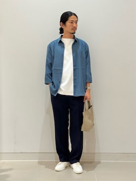 「着回し抜群」｜ア デイ イン ザ　ライフさん（メンズ・174cm）の春コーディネート