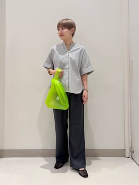 「オフィスカジュアル」｜ア デイ イン ザ　ライフさん（レディース・159cm）の夏コーディネート