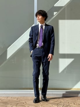 「アイテム（スーツセット）」を使った、ア デイ イン ザ　ライフさん（メンズ・179cm）の春コーディネート
