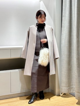 「ニットアップ」｜「アイテム（MA-1）」を使った、ア デイ イン ザ　ライフさん（レディース・156cm）の秋コーディネート