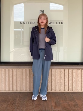 「アイテム（その他アウター）」を使った、ア デイ イン ザ　ライフさん（レディース・163cm）の冬コーディネート