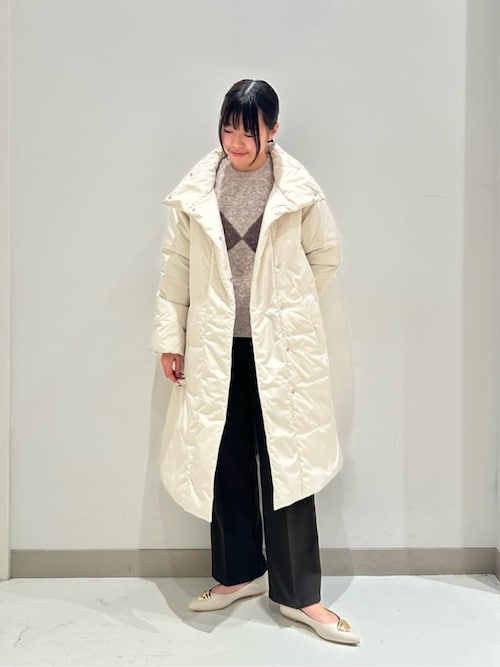 セール】パデッド スタンド ロングコート ＜A DAY IN THE LIFE