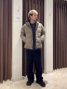 「ダウンブルゾン」｜ア デイ イン ザ　ライフさん（メンズ・174cm）の冬コーディネート