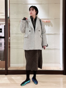 「アイテム（その他アウター）」を使った、ア デイ イン ザ　ライフさん（レディース・166cm）の冬コーディネート