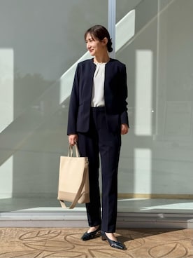 ア デイ イン ザ ライフさん(レディース・163cm)の冬コーディネート