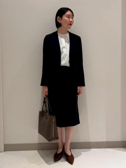 セール】ダブルクロス Vネックジャケット ‐セットアップ対応