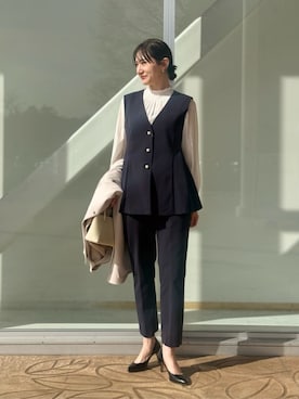 ア デイ イン ザ ライフさん(レディース・163cm)の冬コーディネート