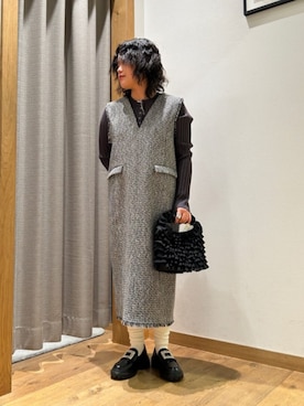 ア デイ イン ザ ライフさん(レディース・156cm)の冬コーディネート