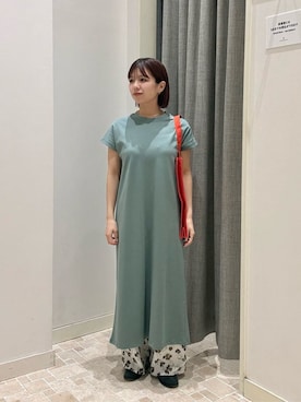 「Tシャツワンピ」｜ア デイ イン ザ　ライフさん（レディース・150cm）の春コーディネート