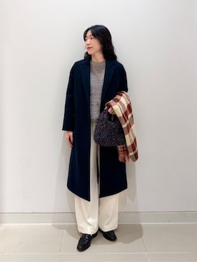 「アイテム（チェスターコート）」を使った、ア デイ イン ザ　ライフさん（レディース・162cm）の冬コーディネート