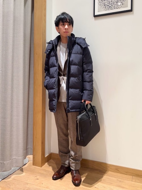 セール】ホームスパン ベージュスラックス-セットアップ対応-＜A DAY