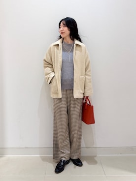 「アイテム（カバーオール）」を使った、ア デイ イン ザ　ライフさん（レディース・162cm）の冬コーディネート