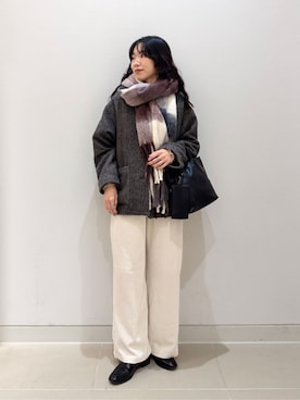 「アイテム（カバーオール）」を使った、ア デイ イン ザ　ライフさん（レディース・162cm）の冬コーディネート