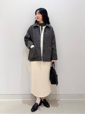 「アイテム（カバーオール）」を使った、ア デイ イン ザ　ライフさん（レディース・162cm）の冬コーディネート