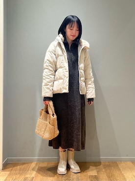 「アイテム（ワンピース/ドレス）」を使った、ア デイ イン ザ　ライフさん（レディース・160cm）の冬コーディネート