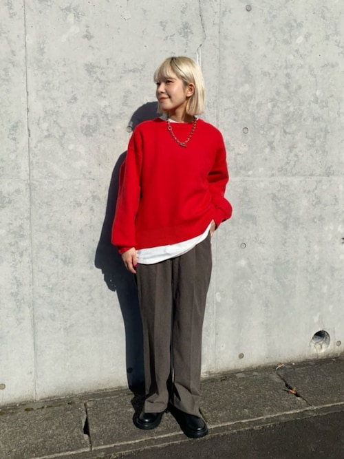 スムース クルーネックニット＜A DAY IN THE LIFE＞（ニット/セーター