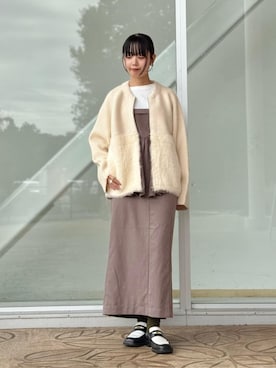ア デイ イン ザ ライフさん(レディース・159cm)の冬コーディネート