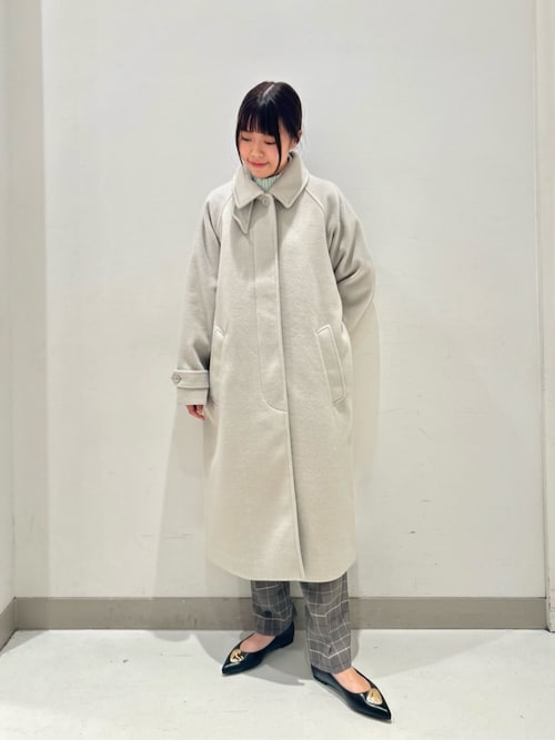 ニットビーバー バルカラーコート ＜A DAY IN THE LIFE＞（ステン