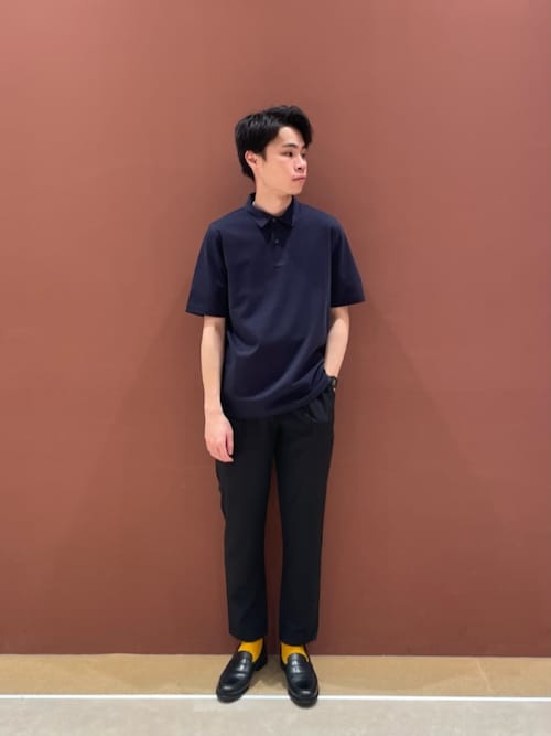 A DAY IN THE LIFE スラックス クールファイバー ツイル 1プリーツ