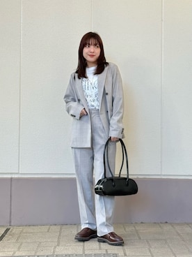 「アイテム（ジャケット/アウター）」を使った、ア デイ イン ザ　ライフさん（レディース・151cm）の春コーディネート
