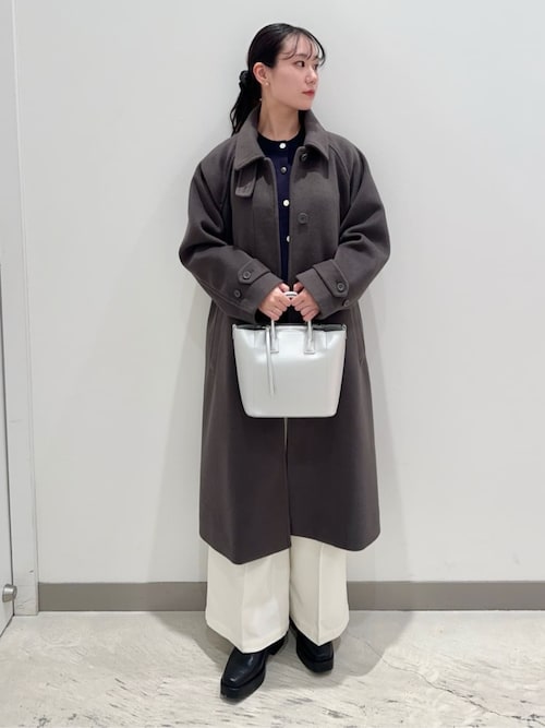 セール】裏起毛 タックワイドパンツ‐ウォッシャブル‐＜A DAY IN THE