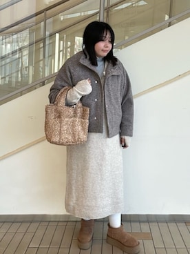 ア デイ イン ザ ライフさん(レディース・156cm)の冬コーディネート