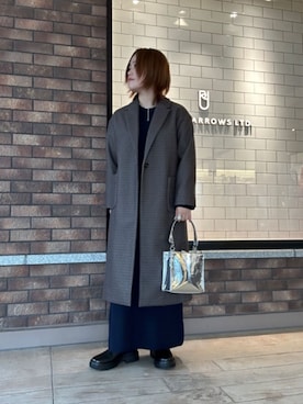 「アイテム（ワンピース、ブルー系）」を使った、ア デイ イン ザ　ライフさん（レディース・156cm）の秋コーディネート