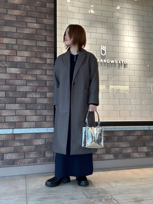 セール】ニットメルトン チェスターコート ＜A DAY IN THE LIFE