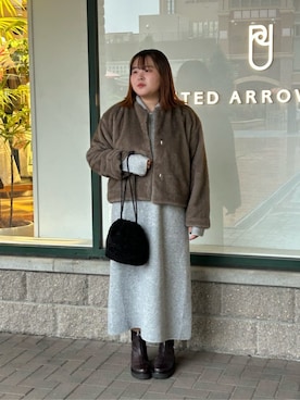 「アイテム（ワンピース/ドレス）」を使った、ア デイ イン ザ　ライフさん（レディース・160cm）の冬コーディネート