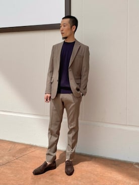 「通勤スタイル」｜ア デイ イン ザ　ライフさん（メンズ・175cm）の春コーディネート