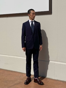 「スーツ」｜ア デイ イン ザ　ライフさん（メンズ・175cm）の春コーディネート