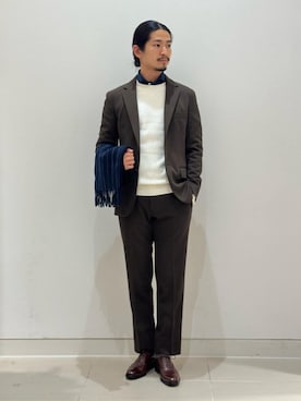 「アイテム（その他シューズ）」を使った、ア デイ イン ザ　ライフさん（メンズ・174cm）の冬コーディネート