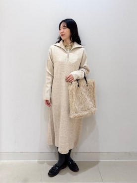 「アイテム（ワンピース/ドレス）」を使った、ア デイ イン ザ　ライフさん（レディース・162cm）の冬コーディネート