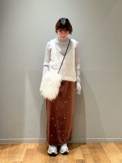 セール】フェザーミックス キャミ＋ハイネックニット ＜A DAY IN THE