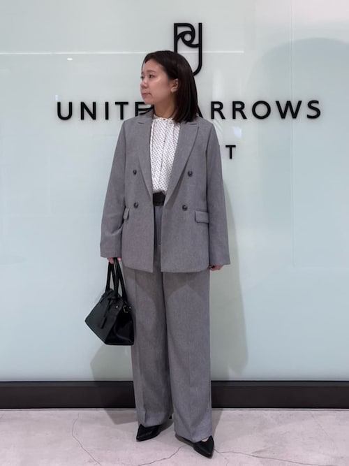 ツイードライク ダブルジャケット ‐ウォッシャブル・セットアップ対応