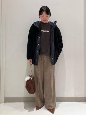 「キルティングコート」｜ア デイ イン ザ　ライフさん（レディース・167cm）の秋コーディネート