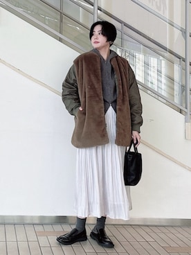 ア デイ イン ザ ライフさん(レディース・166cm)の冬コーディネート