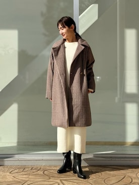 「アイテム（ワンピース/ドレス）」を使った、ア デイ イン ザ　ライフさん（レディース・163cm）の冬コーディネート