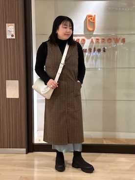ア デイ イン ザ ライフさん(レディース・156cm)の冬コーディネート