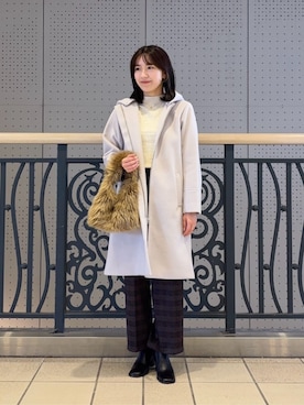 「アイテム（その他アウター、グレー系）」を使った、ア デイ イン ザ　ライフさん（レディース・158cm）の秋コーディネート