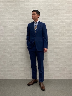 「スーツ」｜ア デイ イン ザ　ライフさん（メンズ・177cm）の春コーディネート