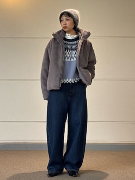 ア デイ イン ザ ライフさん(レディース・160cm)の冬コーディネート