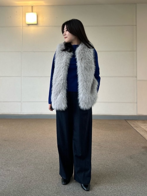 セール】フェイクファーベスト ＜A DAY IN THE LIFE＞（ベスト）｜A