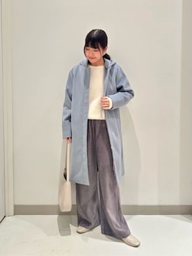 「アイテム（その他アウター）」を使った、ア デイ イン ザ　ライフさん（レディース・157cm）の冬コーディネート