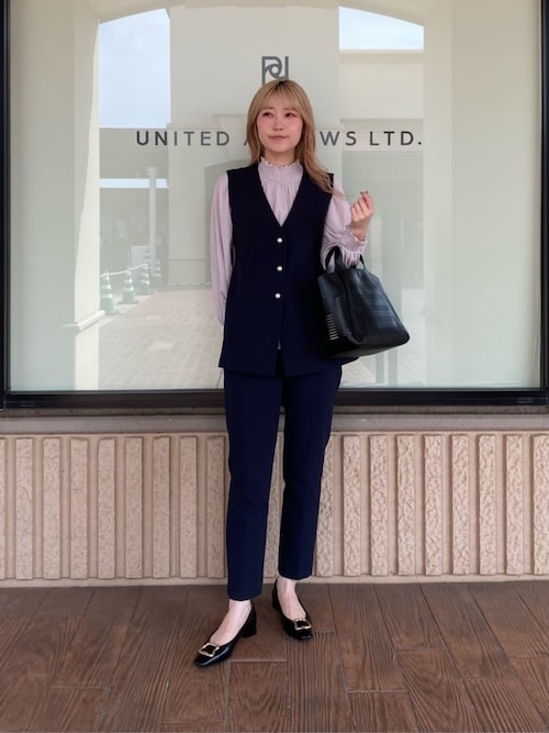 セール】ダブルニット テーパードパンツ ‐ウォッシャブル