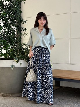 「リゾートスタイル」｜ア デイ イン ザ　ライフさん（レディース・156cm）の夏コーディネート