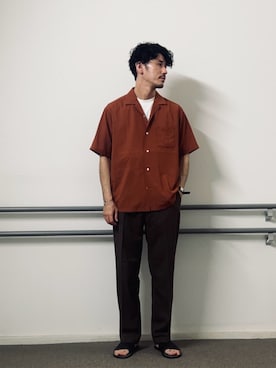 「A DAY IN THE LIFE UNITED ARROWS(アデイインザライフユナイテッドアローズ)のクリア ポンチ ジャスト カットソー-接触冷感-<A DAY IN THE LIFE>(Tシャツ/カットソー、ホワイト系)」を使った、ア デイ イン ザ ライフさん(レディース・160cm)の夏コーディネート